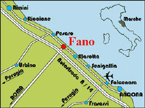 Come arrivare a Fano